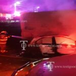 Incendian vehículo con una persona en su interior en Zacatecas