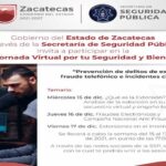 Para prevenir las extorsiones, invitan a la primera jornada virtual por tu seguridad y bienestar