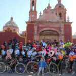 Rodaron más de 100 ciclistas por Mujeres libres de violencia
