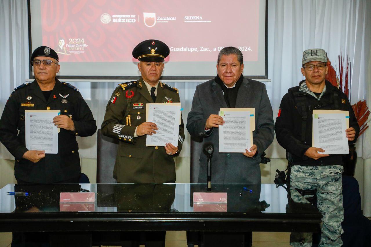 Firma gobernador David Monreal convenio para proporcionar apoyo a ...