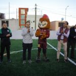 Entrega Pepe Saldívar rehabilitación de cancha y parque público