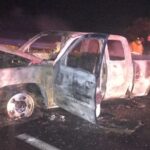 Sicarios del CJNG incendian vehículos en carretera de Zacatecas