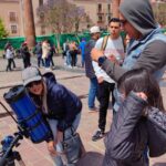 Miles de zacatecanos disfrutan en familia observación del eclipse solar