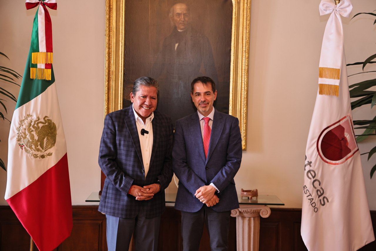 Visita Zacatecas Embajador de España en México; estrecha diversas colaboraciones