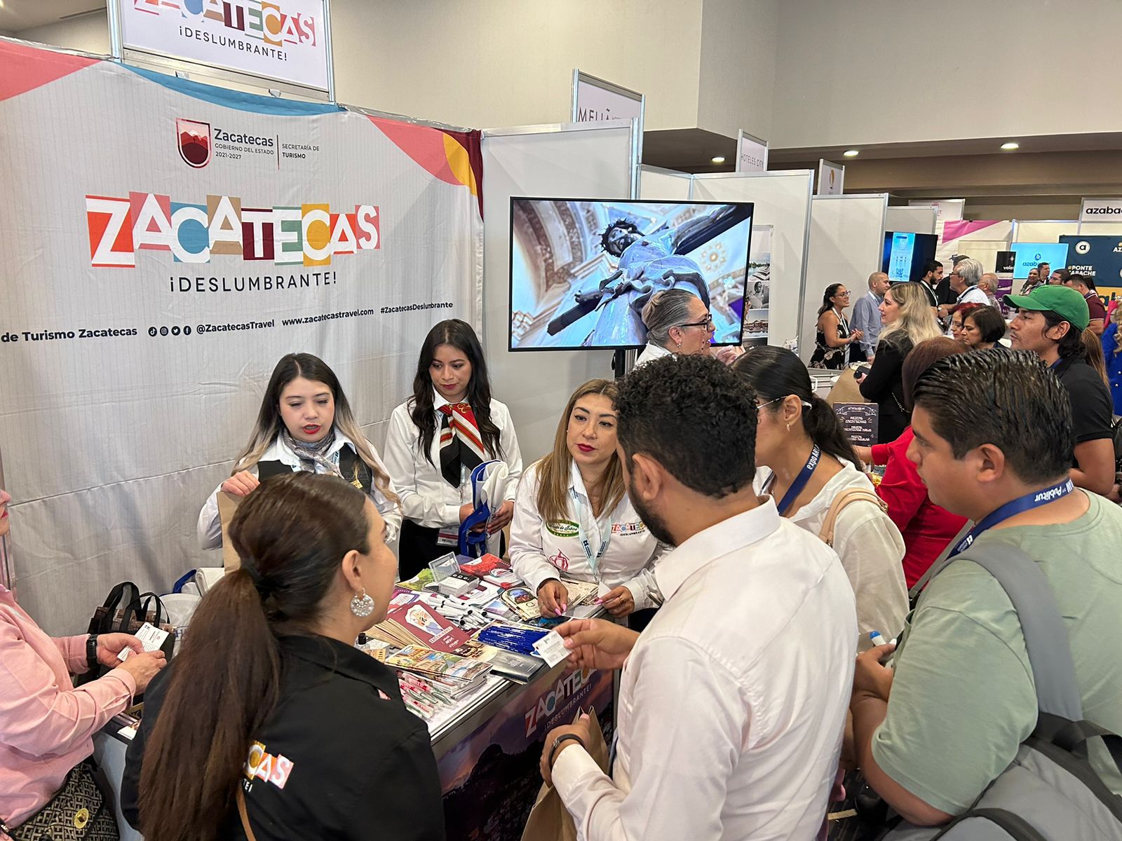 Promocionan a Zacatecas como destino turístico en Expo ARLAM Monterrey