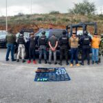 Fuerzas de Seguridad detiene a cuatro malandros con armas y droga