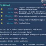 Vigente invitación a estudiantes de secundaria a participar en charlas y talleres científicos