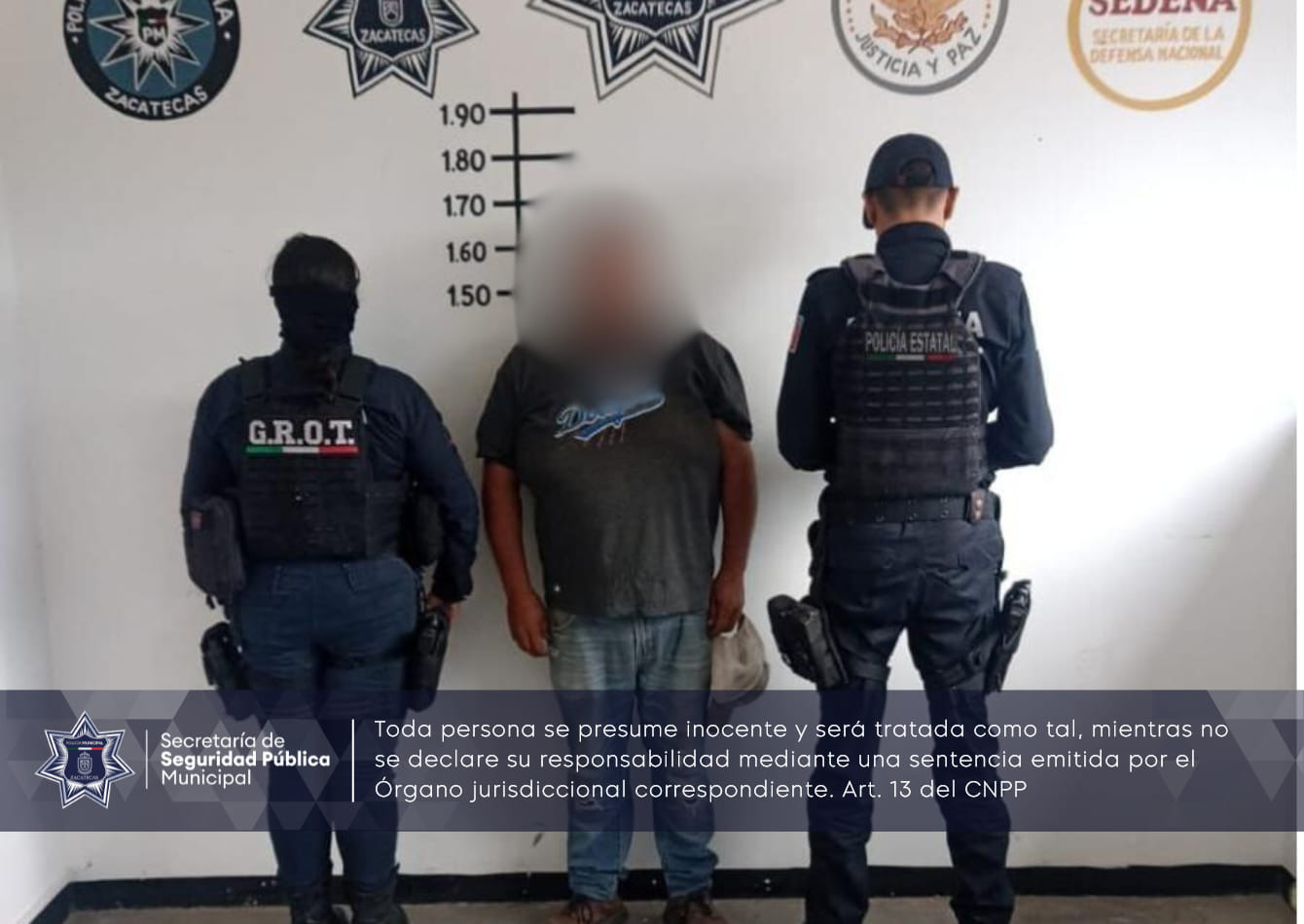 Policías de Zacatecas detienen a un hombre por tener una orden de ...