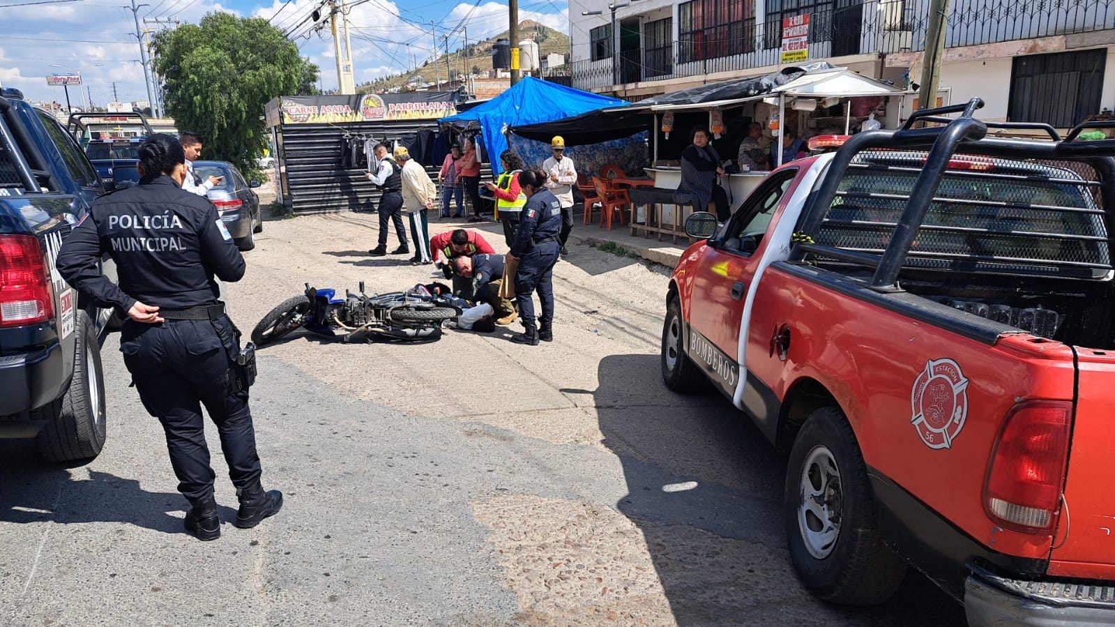 Joven mujer resulta herida en accidente de motocicleta en Zacatecas ...