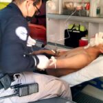 Un joven lesionado tras un flamazo en su domicilio