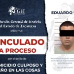 Vinculan a proceso a borracho que chocó a familia Duarte Parga en Guadalupe