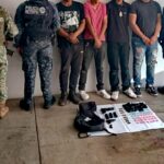Fuerzas de Seguridad detienen en Guadalupe a cuatro malandros con armas
