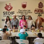 Lleva bienestar Gobierno de Zacatecas a la niñez de Tlaltenango con equipamiento de cocina