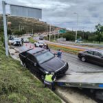 Mañana caótica en calzada Solidaridad; tres choques en menos de una hora