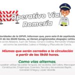 Policía Vial despliega operativo por Romería en Zacatecas