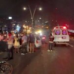 Choque múltiple en el bulevar metropolitano de Guadalupe