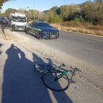 Ciclista lesionado tras ser arrollado frente a Galerías en Zacatecas