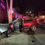 Madrugada mortal en Zacatecas; Audi queda destrozado, muere hijo de diputado