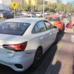 Bloqueos desatan caos y provocan choque en el bulevar de Zacatecas
