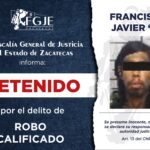 Fuerte movilización deja 8 capturados en distintos municipios de Zacatecas