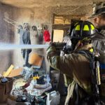 Rescatan a mujer con discapacidad durante incendio en Zacatecas