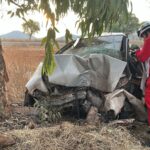 Tragedia en la carretera 45; muere tras brutal impacto contra un árbol