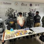 Golpe a la delincuencia; detienen a presunto implicado con droga y arma