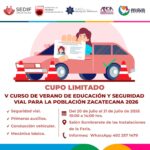Niñas y niños aprenderán seguridad vial en el Curso de Verano