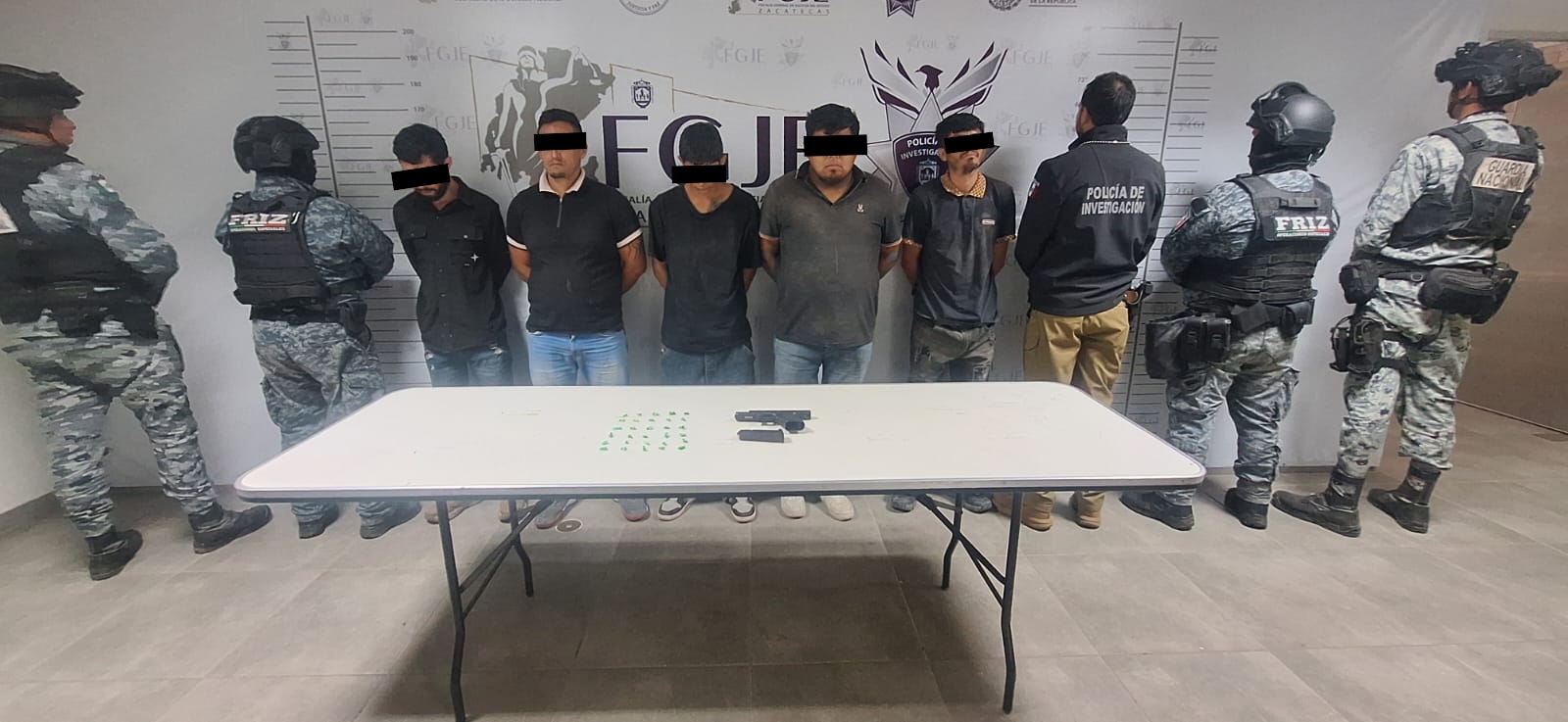 Detienen Fuerzas de Seguridad a cinco probables generadores de violenci