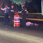 A metros del puente peatonal, hombre muere atropellado en Zacatecas